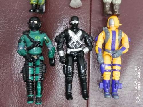 Vintage G.I.Joe Action Figures Lot Of 5, Hasbro 1980`s All In Very Good Condition