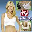 Ahh Bra - Slim Lift - White / Nude Color - XXXLarge Available