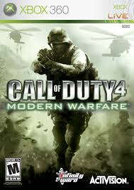 CALL OF DUTY 4 MODERN WARFARE  (Xbox 360)  -  Good condition !!!
