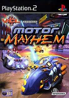 MOTOR MAYHEM    (PS2)  -  Good condition !!!   -  (  SAME DAY SHIPPING  ) !!!