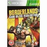 BORDERLANDS GAME OF THE YEAR EDITION  CLASSICS  (Xbox 360 )   -    Good condition !!!!