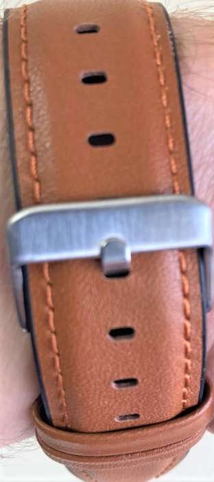FOSSIL EXPLORIST GEN 3 SMART WATCH + NEW TAN LEATHER STRAP ORIGINAL BOX+CHARGER - MINT CONDITION !!!