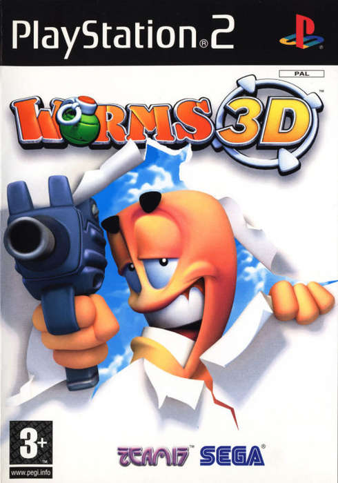 WORMS 3D     ( PS2 )   -  Good condition !!!!  - ( SAME DAY SHIPPING ) !!!