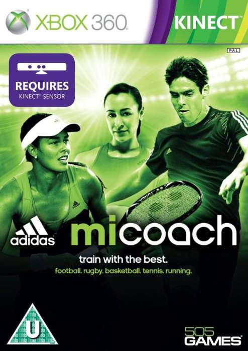 ADDAS MICOACH  (  XBOX 360  ) -  Kinect Requires   -  Good condition !!! - SAME DAY SHIPPING