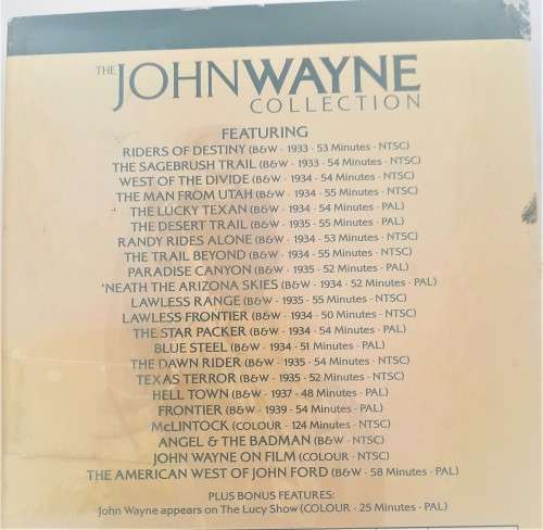 John Wayne Collection DVD