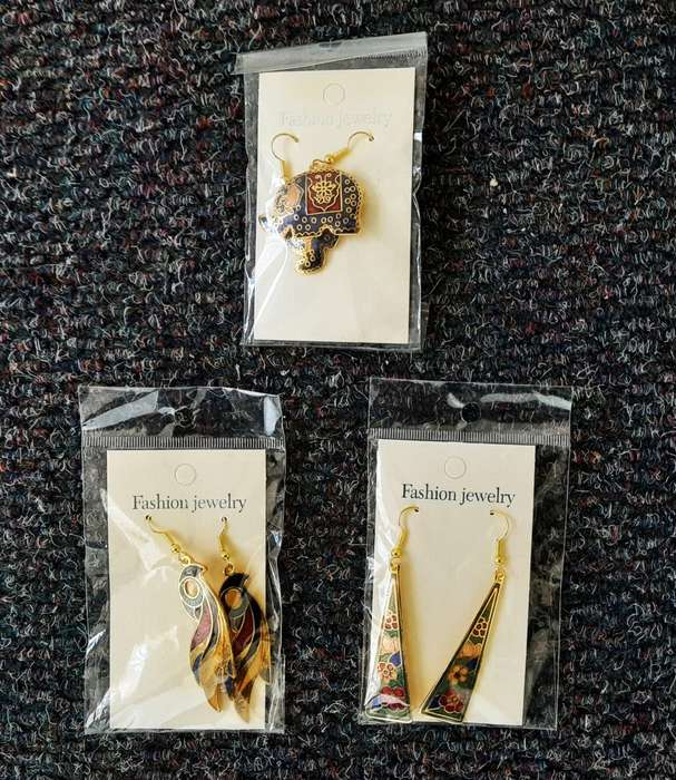 Costume Jewellery : 3 PIECE SET WOMEN EARRINGS -   DEAL 16