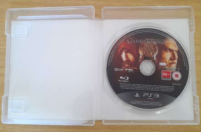 GAME OF THRONES     (PS3)  -  Good condition !!!   -   SAME DAY SHIPPING !!!!
