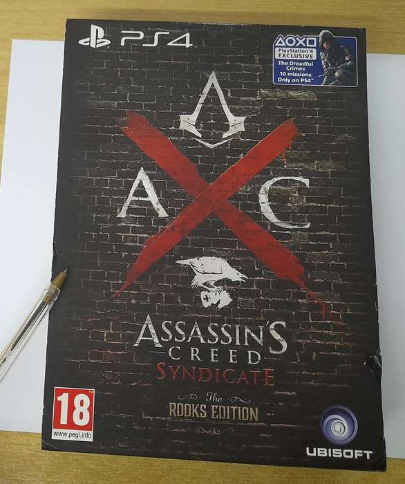 ASSASSINS CREED SYNDICATE THE ROOKS EDITION    (PS4)   -  Good condition !!! -  SAME DAY SHIPPING