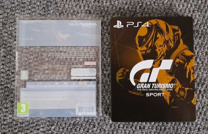 GRAN TURISMO SPORT STEELBOOK   (PS4)    -  Good condition !!!    -   SAME DAY SHIPPING !!!!