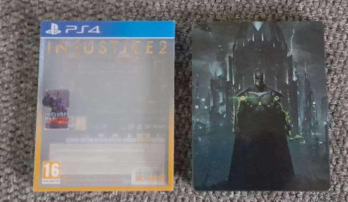 INJUSTICE 2 ULTIMATE EDITION STEELBOOK   (PS4)