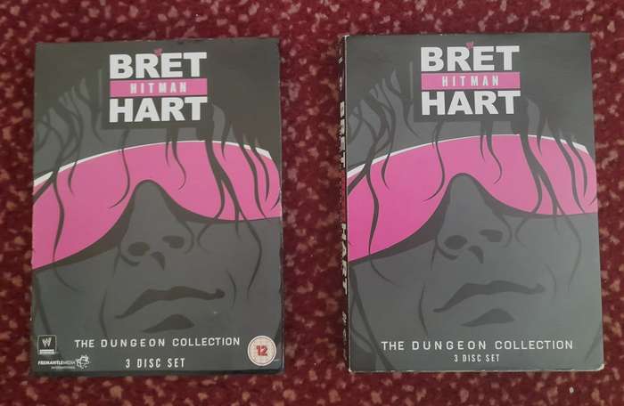 BRET HITMAN HART -  THE DUNGEON COLLECTION     DVD   -    Good condition !!!  -  SAME DAY SHIPPING