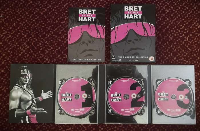 BRET HITMAN HART -  THE DUNGEON COLLECTION     DVD   -    Good condition !!!  -  SAME DAY SHIPPING