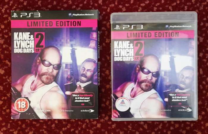 KANE & LYNCH 2 LIMITED EDITION  (PS3)   -   Good condition !!!   -     SAME DAY SHIPPING   !!!
