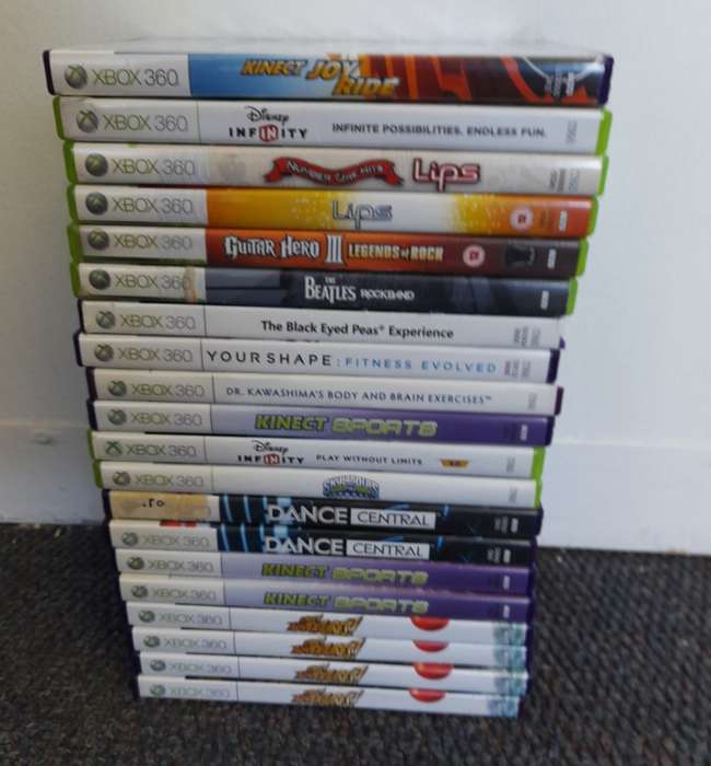 XBOX 360  ASSORTED 20 X  GAME BUNDLE  ( XBOX 360)  - Good condition  -  SAME DAY SHIPPING - DEAL 017