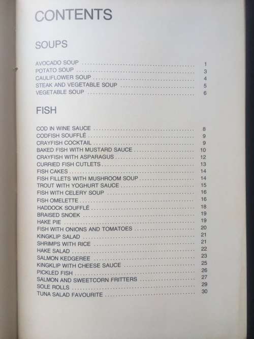 SOUTH AFRICAN QUICK AND EASY DISHES, ERINA BEZUIDENHOUT, R45.