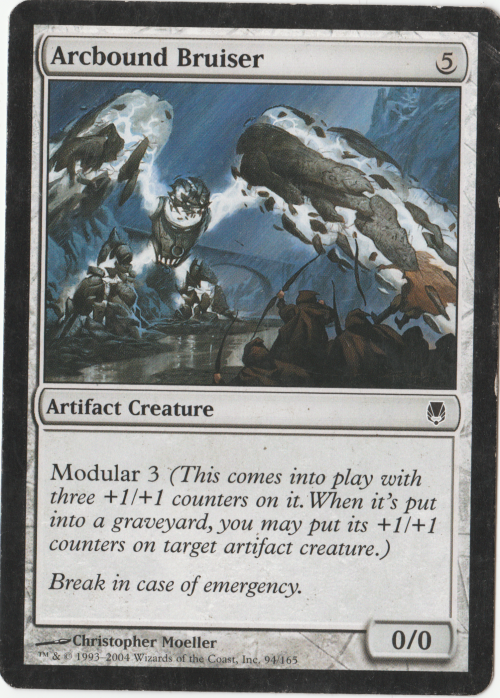 Magic the Gathering - Arcbound Bruiser