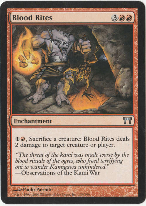 Magic the Gathering - Blood Rites (Uncommon)