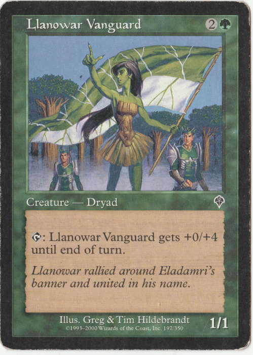 Magic the Gathering - Llanowar Vanguard