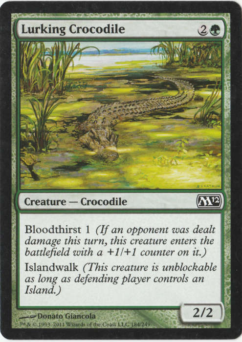 Magic the Gathering - Lurking Crocodile
