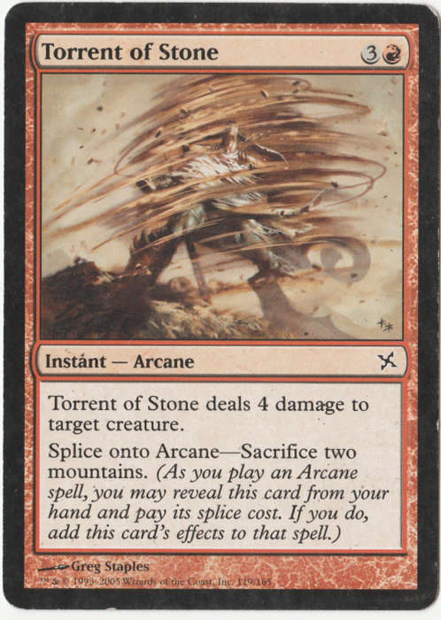 Magic the Gathering - Torrent of Stone