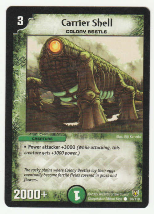Duel Masters - Carrier Shell (Colony Beetle) - Creature