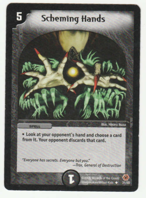 Duel Masters - Scheming Hands - Spell