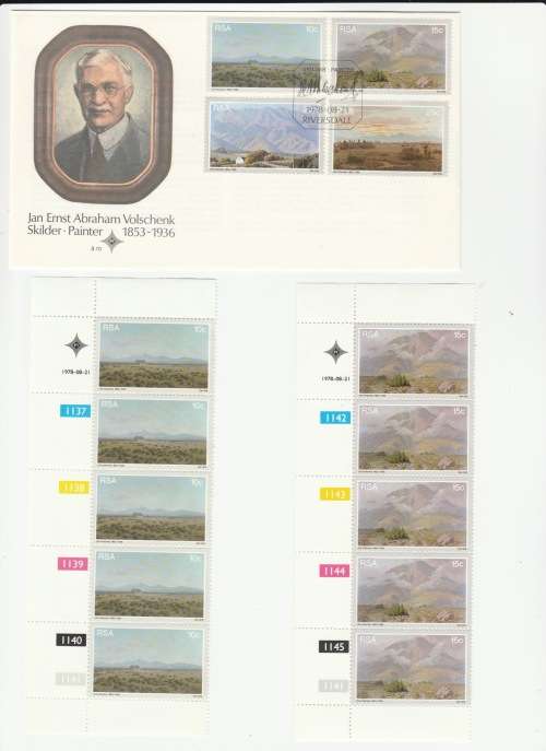 RSA 1978 Official FDC S2 1978: Jan Ernest Abraham Volschenk