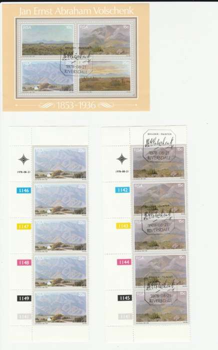 RSA 1978 Official FDC S2 1978: Jan Ernest Abraham Volschenk