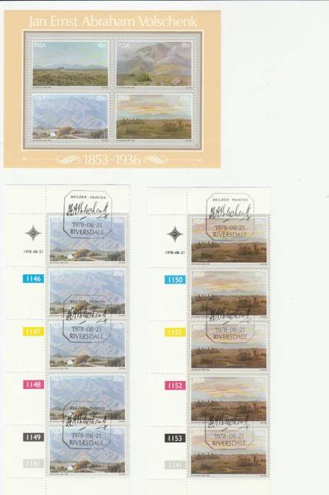 RSA 1978 Official FDC S2 1978: Jan Ernest Abraham Volschenk