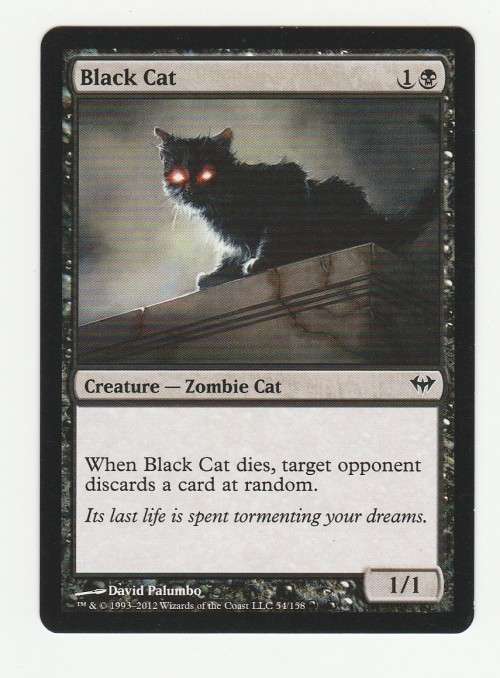 Magic the Gathering 1993-2012 (NM) - Black Cat - Dark Ascension