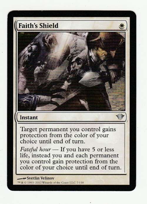 Magic the Gathering 1993-2012 (NM) - Faith`s Shield - Uncommon - Dark Ascension