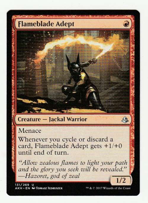 Magic the Gathering 2017 (NM) - Flameblade Adept - Uncommon - Amonkhet