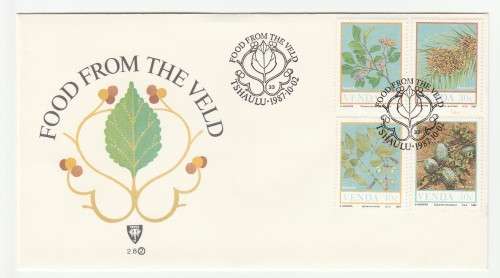 1987 Venda Food From The Veld 2nd Set FDC 2.8 2