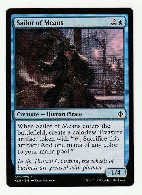 Magic the Gathering 2017 (NM) - Sailor of Means - Common - Ixalan
