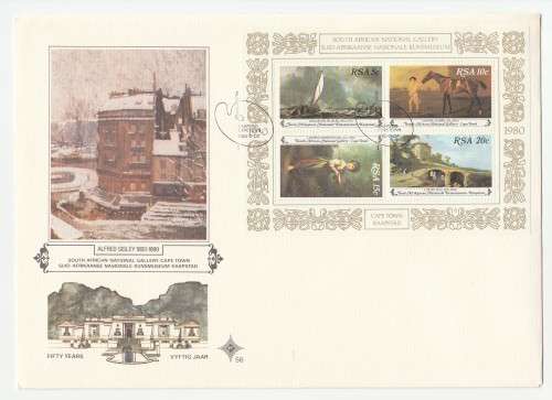 1980 RSA The South African National Gallery FDC 3.25 & S6 Set