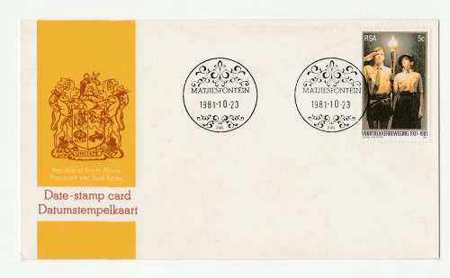 1981 RSA Matjiesfontein Commemorative Cover and Date-stamp Card Set