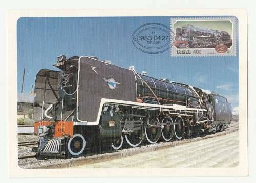 1983 RSA Steam Locomotives FDC 4.4 & Postcard Set