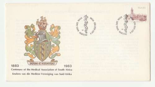 1983 RSA Centenary of the Medical Associated of South Africa Commemorative Cover