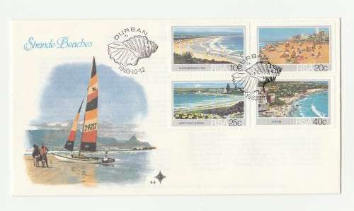 1983 RSA Tourism : South African Beaches FDC 4.6