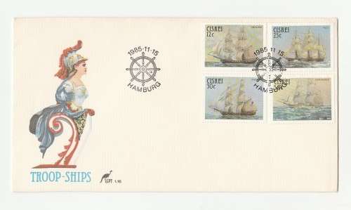 1985 Ciskei Troop-Ships FDC 1.16