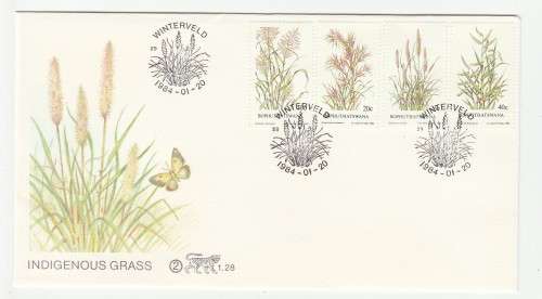1984 Bophuthatswana Indigenous Grass 2nd Set of the Series FDC 1.28