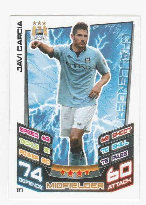 Topps Match Attax PL 2012/2013 - Manchester City - Javi Garcia