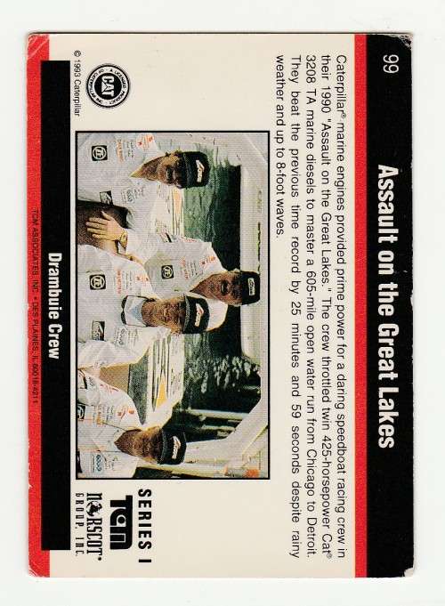 1993 TCM Caterpillar Earthmovers Series I Assault on the Great Lakes 99