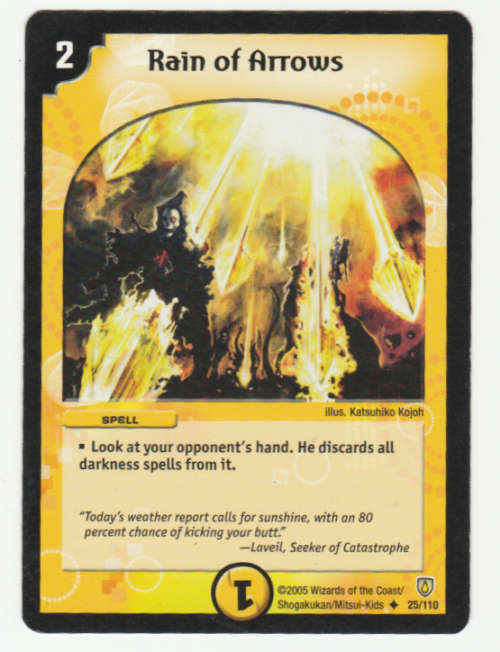 Duel Masters - Rain of Arrows - Spell