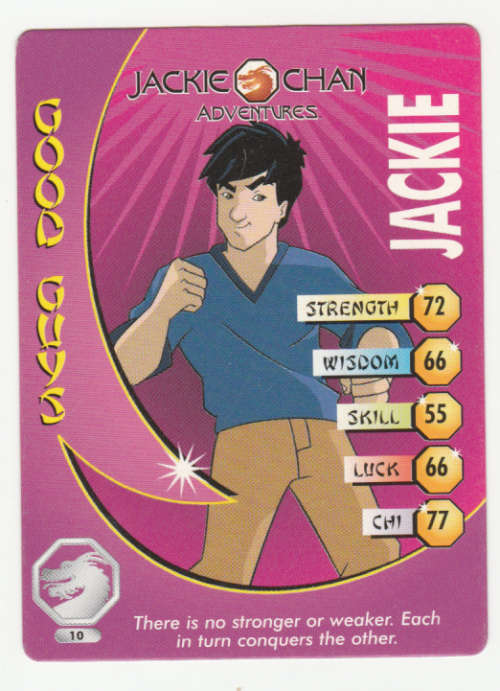 Jackie Chan Adventures - Jackie Card 10 Jackie - Regular Card