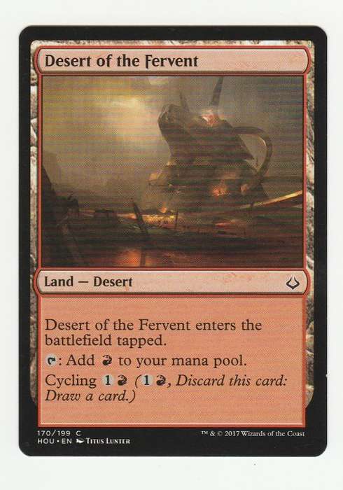 Magic the Gathering 2017 (NM) - Desert of the Fervent - Hour of Devastation