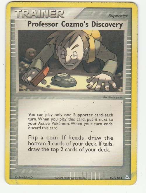 2006 Pokemon/Nintendo - Gen III EX Holon Phantoms - Professor Cozmo`s Discovery 89/110 - Uncommon