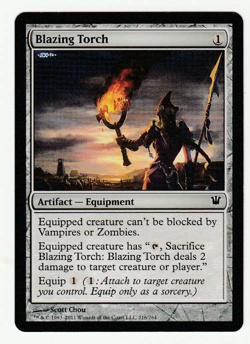Magic the Gathering 1993-2011 - Blazing Torch - Common - Innistrad