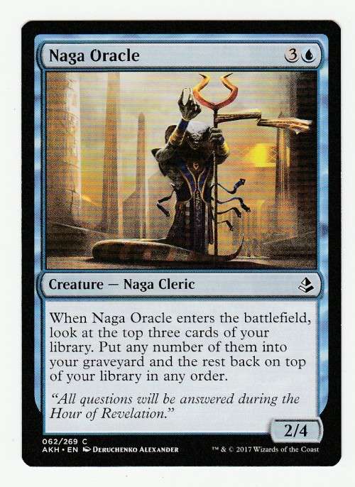 Magic the Gathering 2017 (NM) - Naga Oracle - Amonkhet
