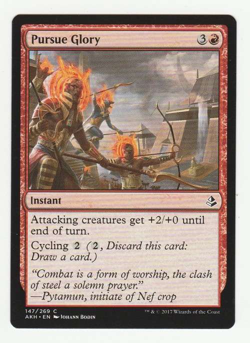 Magic the Gathering 2017 - Pursue Glory - Common - Amonkhet